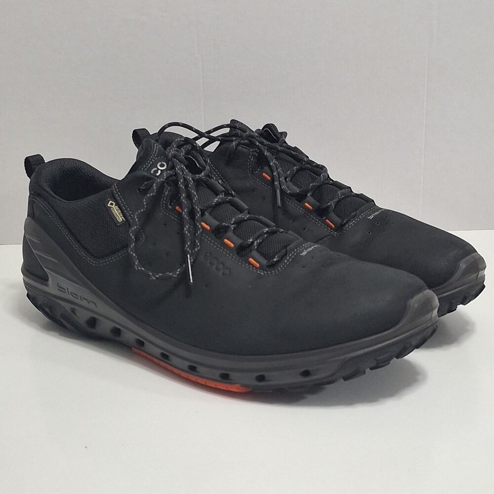 ECCO Biom Venture Hiking Shoes Mens 13 Black GoreTex Gorpcore Outdoor Activewear - Picture 2 of 9